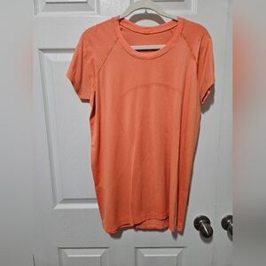 Lululemon Short Sleeve Swiftly Orange 14